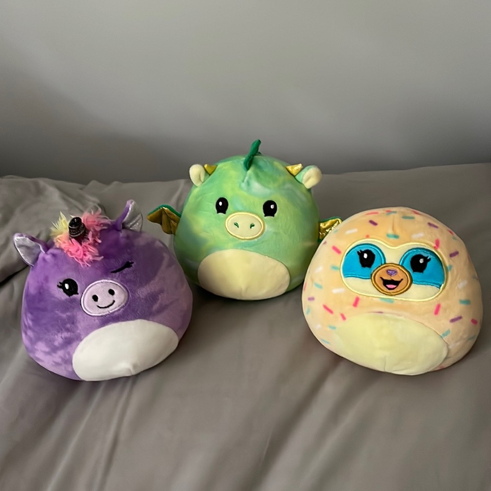 3 pack of 4 inch Squishmallows